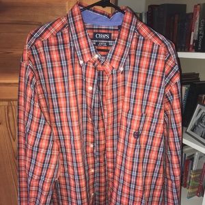 CHAPS Fall Button down MENS 2XL NEVER WORN!